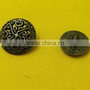 15mm and 20mm Metal Shank Button in Anti-brass Color thumbnail-3
