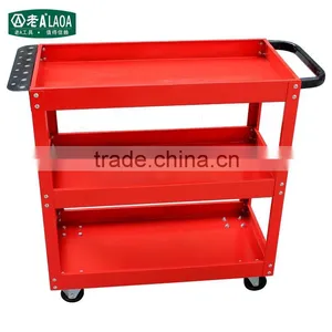 LAOA 3 Layer Tool Trolley, Multifunction Prepare and Accessories Tool Trolley Cart thumbnail-5