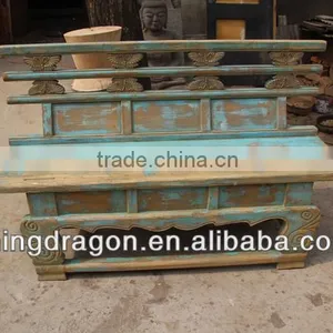 Chinese Antique Wooden Style Furniture Living Room Furniture Bench thumbnail-1