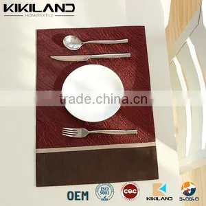 China Placemat Factory Waterproof Handmade Dinner Table Mat thumbnail-1