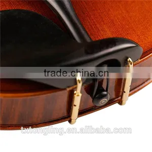 Middle-rang Violin and Deep Flamed Color Violin Red Colored Violins TL004-3 thumbnail-6