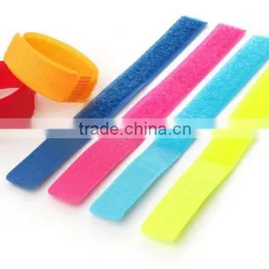 Double Side Back to Back Colorful Adjustable Hook & Loop Wire Cable Tie thumbnail-5