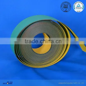 2.5MM Yellow/green Rubber Flat Transmission Belt High Energy Saving and Antistatic Blet thumbnail-1
