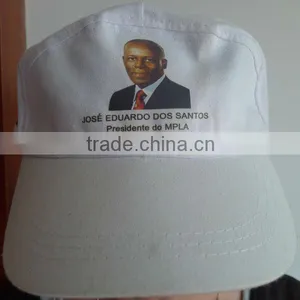 Promotional Election Campaign Photo Printing 100%cotton Hats Customized thumbnail-1