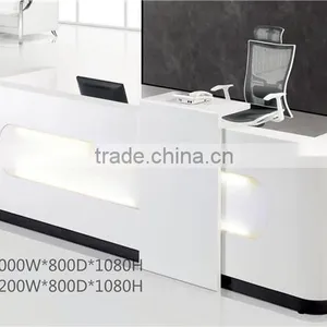 Modern Design LED Light Reception Desk thumbnail-2