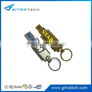 Engraved Logo Metal Pen Drive Gifts thumbnail-2