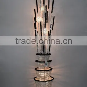 Floor Standing Aluminum Lamp Fancy High Quality Flower Vase Modern Floor Lamp thumbnail-1