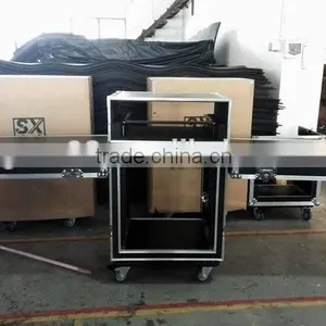 12U Flight Case Shockproof Rack Case With Stand Table thumbnail-1