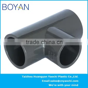 BOYAN Pvc ASTM80 Black Pipe Fitting Equal Tee Quality Choice thumbnail-1