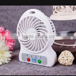 2016 New Rechargeable Portable Cooling Mini USB Fan With USB thumbnail-3