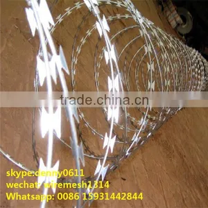 China Trade Assurance ISO9001 Galvanized Razor Wire BTO-22CBT-65Razor Barbed Wireconcertina Razor Wire--------TC35A thumbnail-1