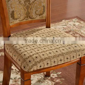 Restaurant Furniture Low Back Chairs Solid Rubber Wood Armless Chair thumbnail-3