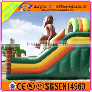 Monkey Inflatable Dry Slide for Sales thumbnail-1