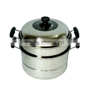 Price for Kitchen Utensils 32cm Stainless Steel Food Steamer Pot in Guangdong 2015 thumbnail-1
