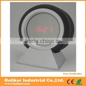Interesting Design Small Tire Desk Clock for Office thumbnail-1