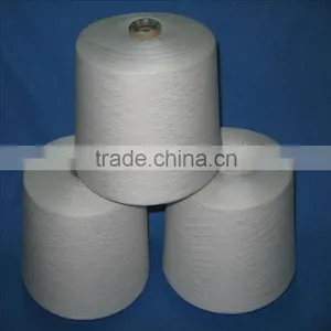 High Quality White Open End Recycled Cotton Polyester Knitting and Weaving Yarn thumbnail-3