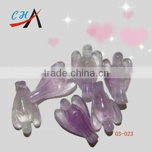 Natural Gemstone Carved Angel Statue/figurine for Decoation thumbnail-1