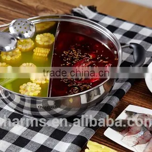 2015 Charms Food Warmer Hot Stainless Steel Pot& High Quality Charms Buffet Chafing Dish& Non-stick Induction Cookware Cooker thumbnail-1