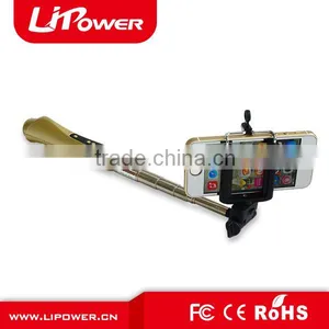 Stainless Steel Telescopic Rod Mini Wireless Monopod Selfie Stick thumbnail-1