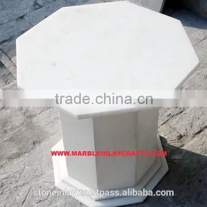 White Marble Inlay Base thumbnail-1