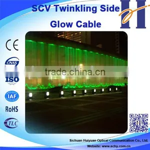Hot Sale Star Twinkling Side Glow Plastic Optic Fiber & Cable, HYPOC, SCV Series thumbnail-2