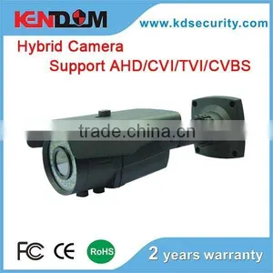 Kendom Latest New Arrivals Hybrid Camera Weatherproof IP66 Varifocal Lens Ahd, Cvi, Tvi All in One Camera CCTV thumbnail-1