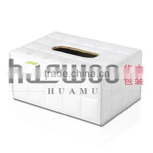 Fashionable & Exquisite White Square Tissue Box thumbnail-1