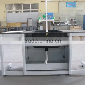Steel Lab Sink Table Dental Lab Sink Table Biology Lab Table thumbnail-3