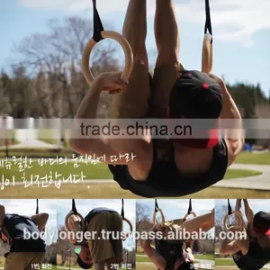 WOOD GYM RING/ Gym Equipment/ Rack thumbnail-4