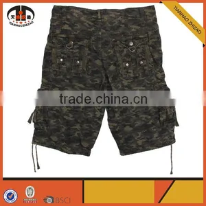 Custom Military Style Spandex Camo Shorts Wholesale for Men thumbnail-2