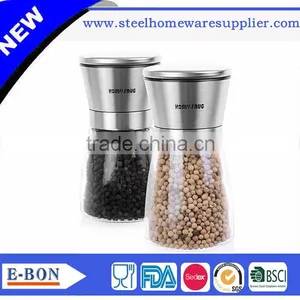 High Quality Advanced Hotel Stainless Steel Salt and Pepper Mill Kitchenware thumbnail-1