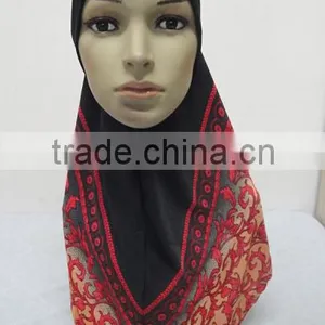 H294 Latest Muslim Hijab With Beautiful Prints,muslim Scarf thumbnail-4