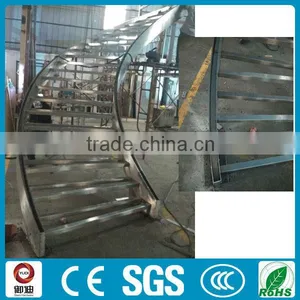 Stainless Steel Curved Staircase for Interior Decoration thumbnail-2