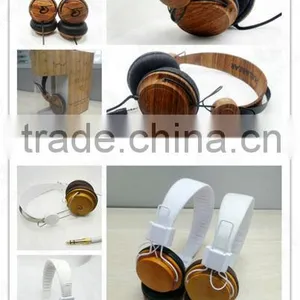 Best Seller Cellphone New Design Wood Headphones thumbnail-4