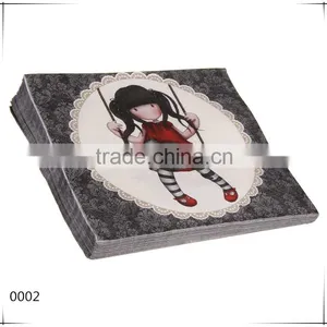 Cheap Price Printed Napkins Paper thumbnail-6