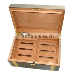 Wooden Cigar Box, Cigar Humidor thumbnail-1