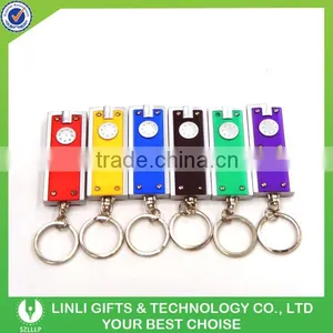 Led Flashlight Plastic Souvenir Keychain thumbnail-1
