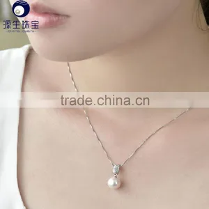 Wholesale Bridal Real Freshwater Pearl Necklace Pendant thumbnail-6
