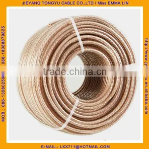 Clear Wires and Cables Gold Silver Speaker Wire thumbnail-1