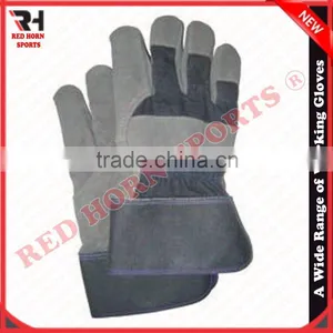 Cow Split Leather Safety Gloves, Cheap Working Gloves thumbnail-2