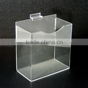 Acrylic Slatwall Display Bin (Shelf /Holder/ Rack/ Box / Stand) thumbnail-1