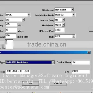ip in Dvb-s Dvb-s2 Modulator (ASI/IP IN,DVB-S2 RF Out,950-2150mhz 17.2-39.9mbaud/s,qpsk&8psk) thumbnail-6