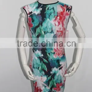 2015 New Design Digital Printing Customized Dress, Fashion Women's Skirt thumbnail-1