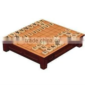 Wooden Shogi Game Set Japanese Chess Table Board thumbnail-1