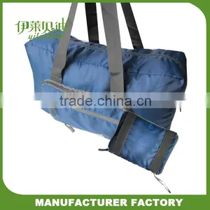 Blue Foldable Travel Weekender Bag thumbnail-1