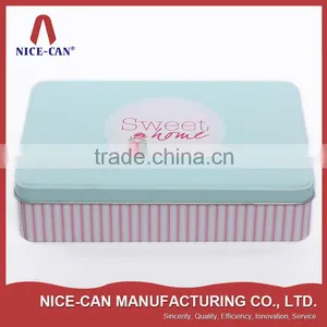 Custom Design Food Grade Empty Metal Rectangular Tin Can thumbnail-1