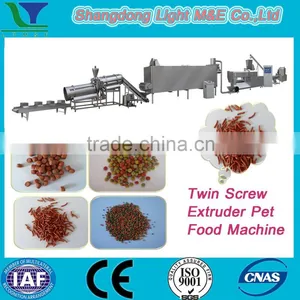 800-1000kg/h Twin Screw Extruder Pet Food Machine thumbnail-1