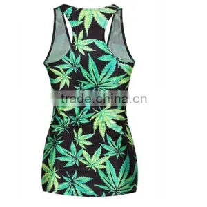 Sexy Women 3D Graphic Digital Printed Stretch Skinny Punk Vest Tank Top thumbnail-4