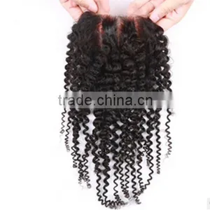 3 Part Silk Base Lace Closure Customized for a Braided Wig thumbnail-1