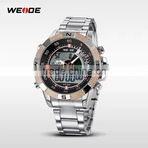 WH1104-7 WEIDE Smart Watch 2014 Design For Men Stainless Steel Watch Big Dial Mans Watch thumbnail-2